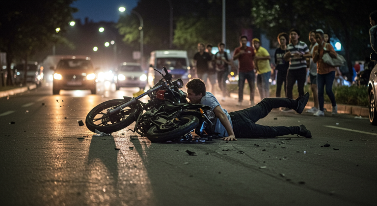 Young Man Dragged on Road After High-Speed Bike Crash on Bosan Road, Multan